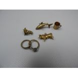 5x 9ct Gold Charms