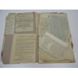 Scrapbook Containing Newspaper Cuttings relating to the Abolition of the Slave Trade