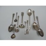 Quantity of Condiment Spoons etc - Some Silver