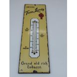 Tom Long Thermometer Enamel Sign - 22" High