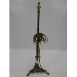 Edwardian Brass Standard Lamp