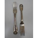 Pair of Georgian Silver Forks