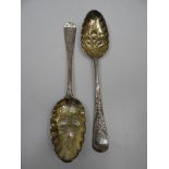 2x Silver Berry Spoons