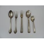 Various 800 Grade Silver Spoons and Forks