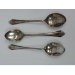 3x Sheffield Sterling Silver Spoons