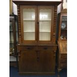 Victorian Glazed Bobbin Turned Pine Dresser in Original Scumble Finish