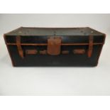 Black and Tan Vintage Trunk