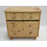 Victorian Pine Two over Two Chest of Drawers