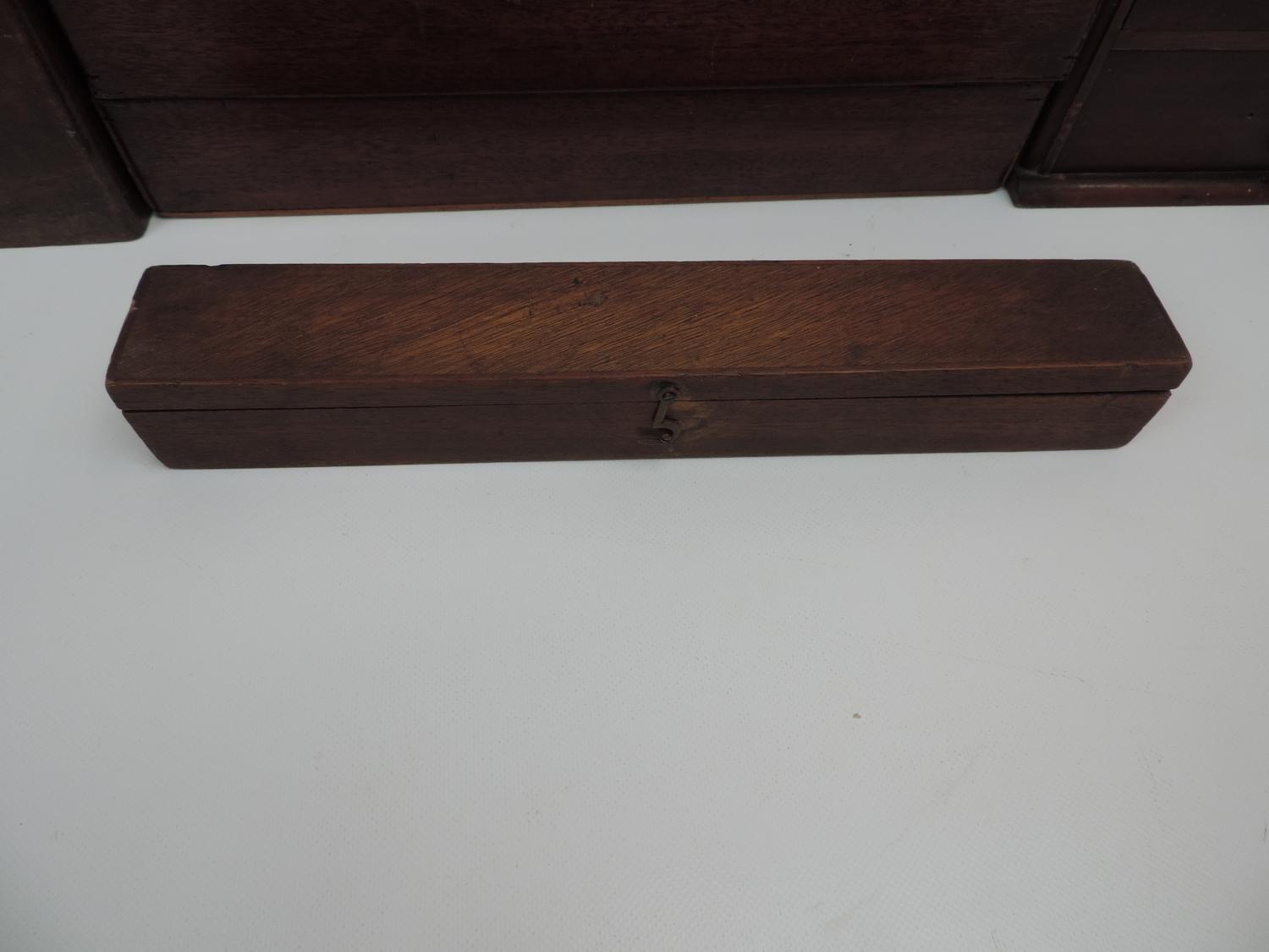 3x Wooden Boxes and a Small Three Drawer Chest - Image 5 of 5