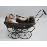 Child's Pram and Dolls