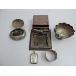 Quantity of Metalware - Silver Vesta Case etc