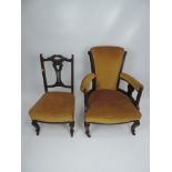 2x Edwardian Chairs