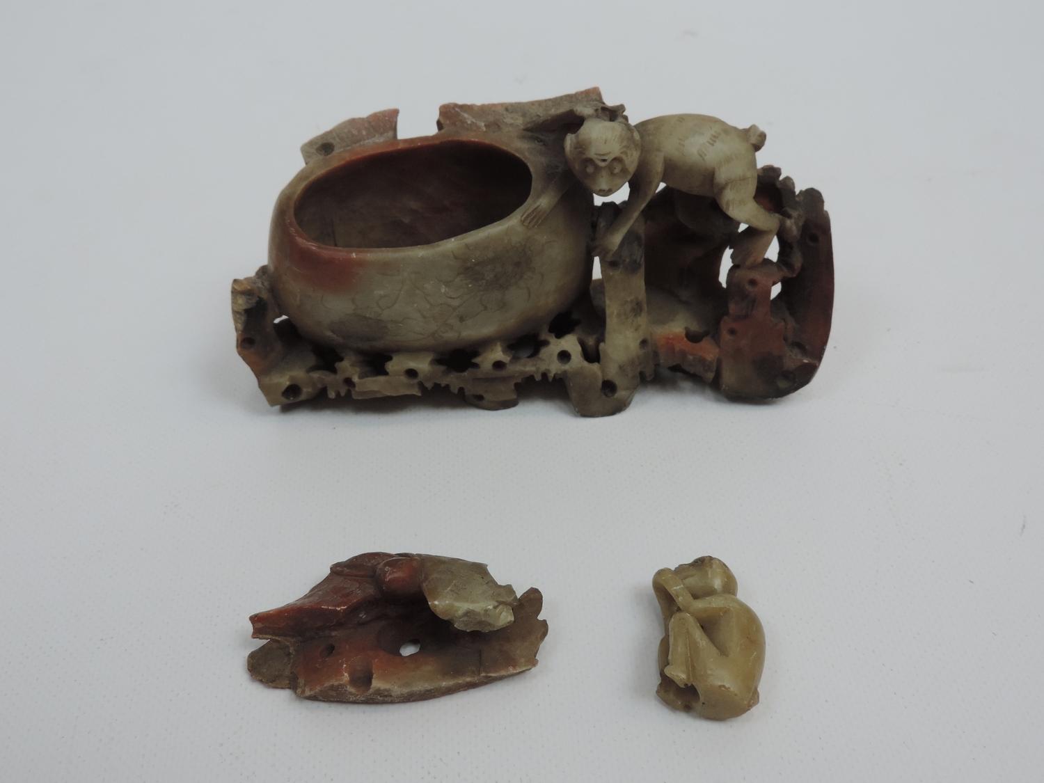 2x Soapstone Carvings - Image 6 of 8