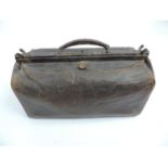 Leather Doctors Bag by Maple and Co, London