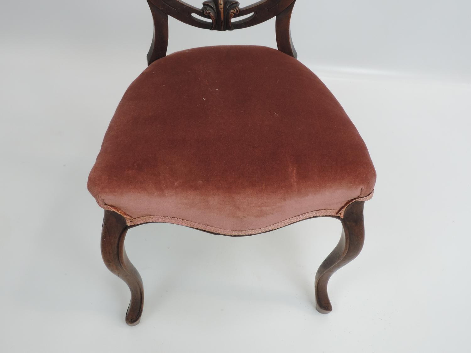 Victorian Balloon Back Dining Chair - Image 3 of 6