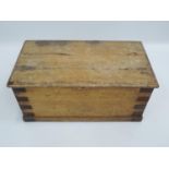 Pine Blanket Box Original Scumble Finish