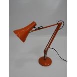 Herbert Terry Anglepoise Lamp in Orange