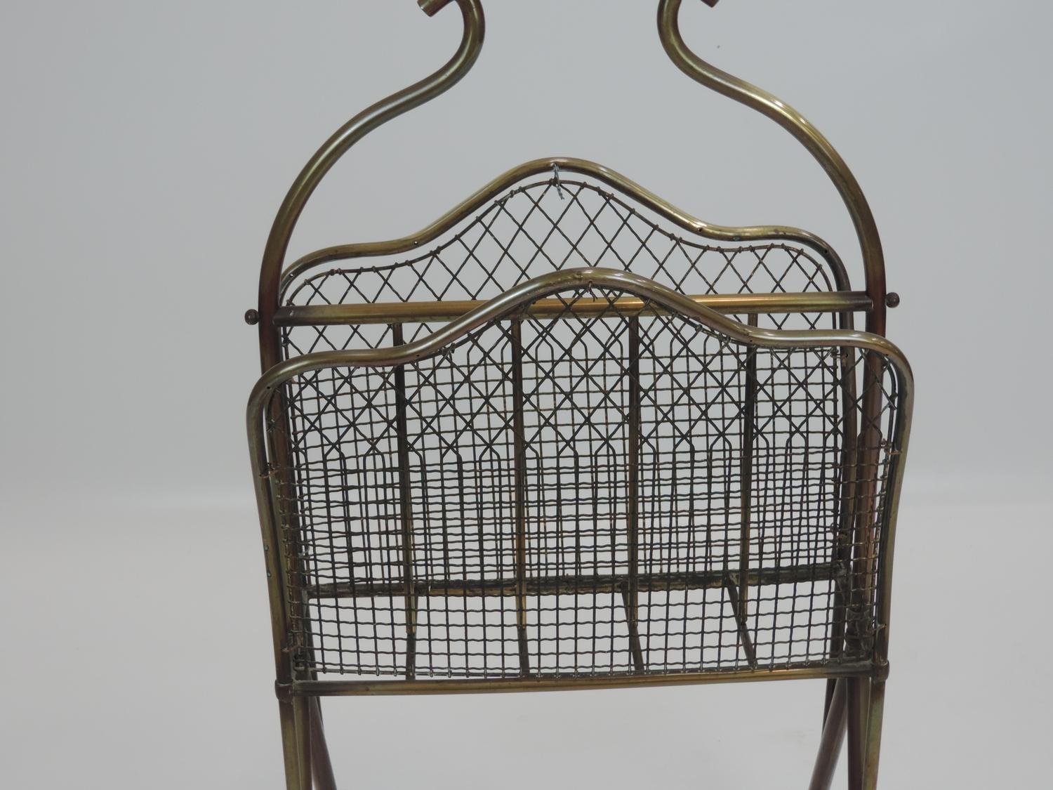 Brass Magazine Rack - Image 2 of 4