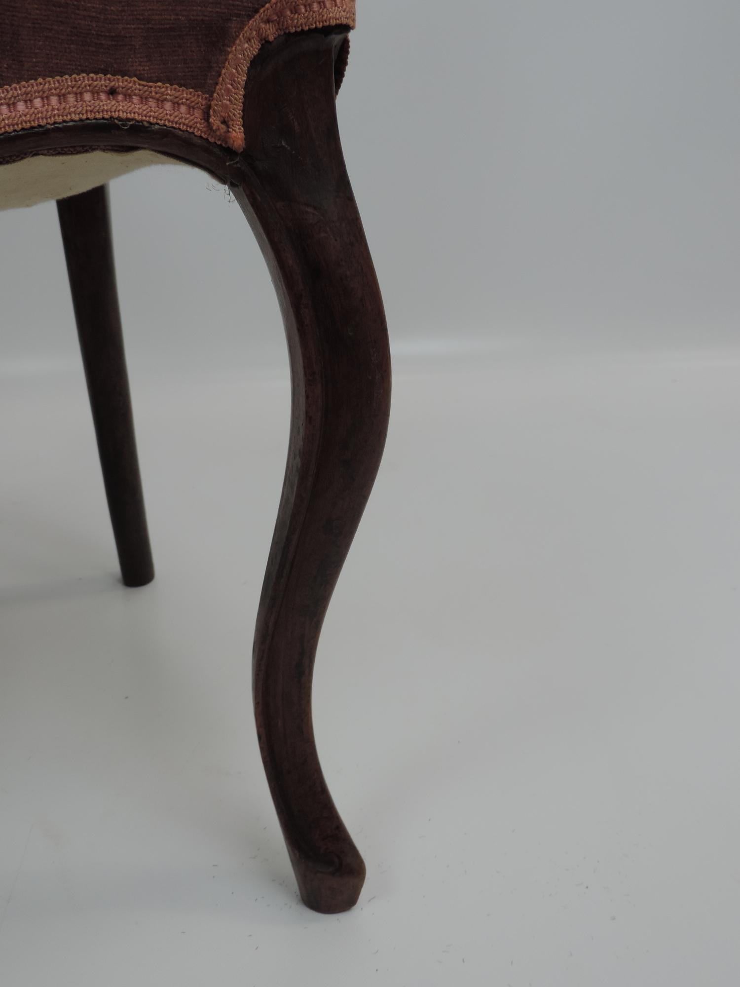 Victorian Balloon Back Dining Chair - Image 6 of 6