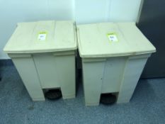 2 Rubbermaid Pedal Bins (located in Snack Kitchen)