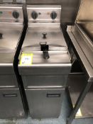 Stainless steel electric single basket Deep Fat Fryer (located in Snack Kitchen)