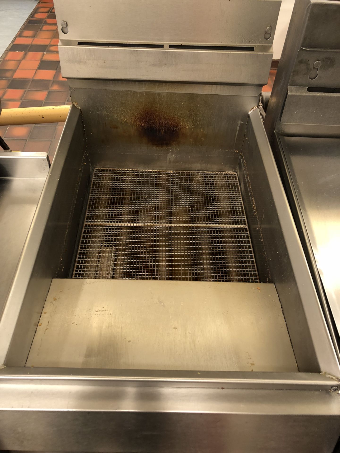 Wolf stainless steel mobile single Deep Fat Fryer, 500mm wide (no baskets) (located in Kitchen) - Image 2 of 4