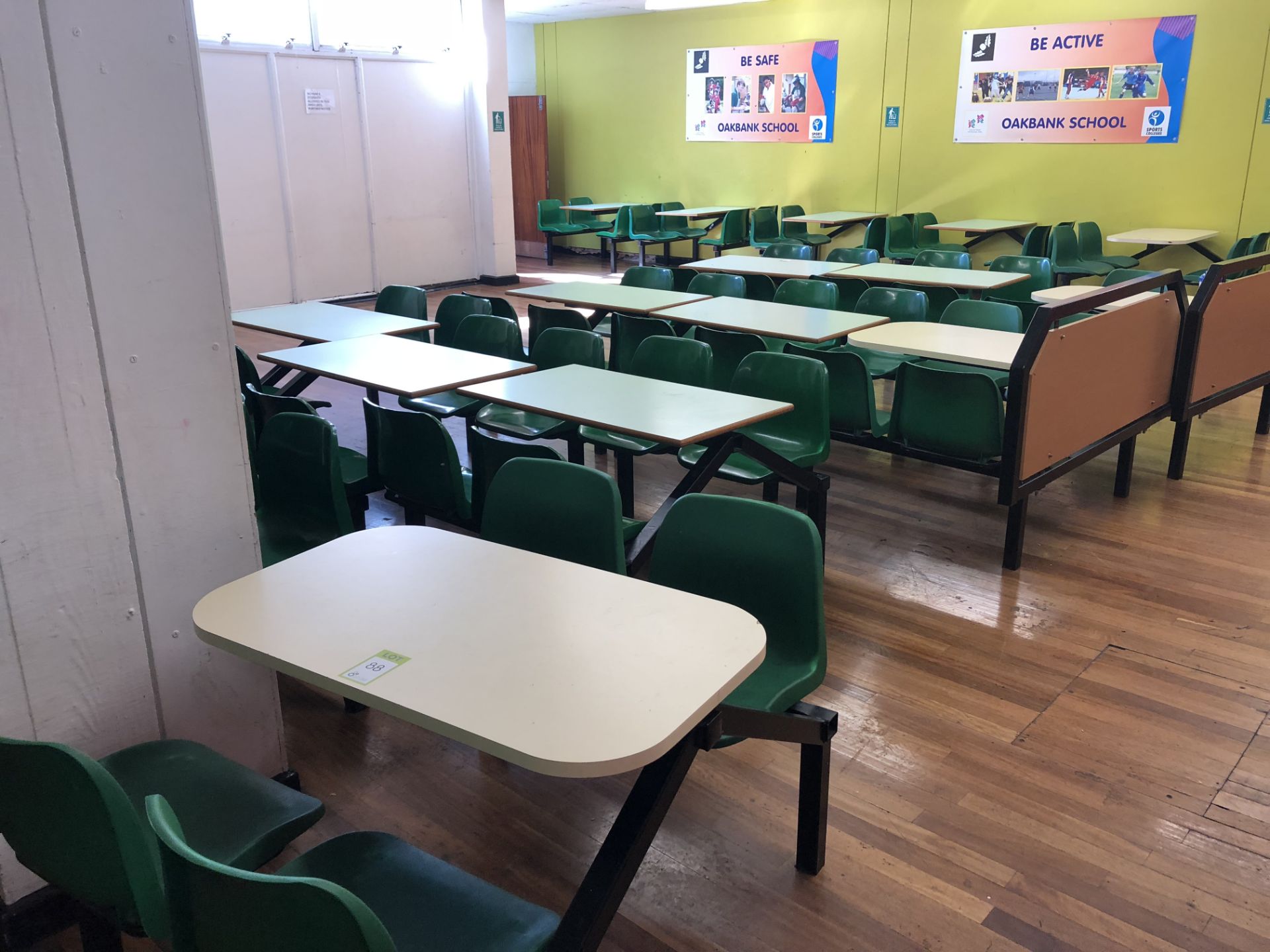 11 various 4-seat Canteen Tables (located in Dining Hall) - Image 5 of 5