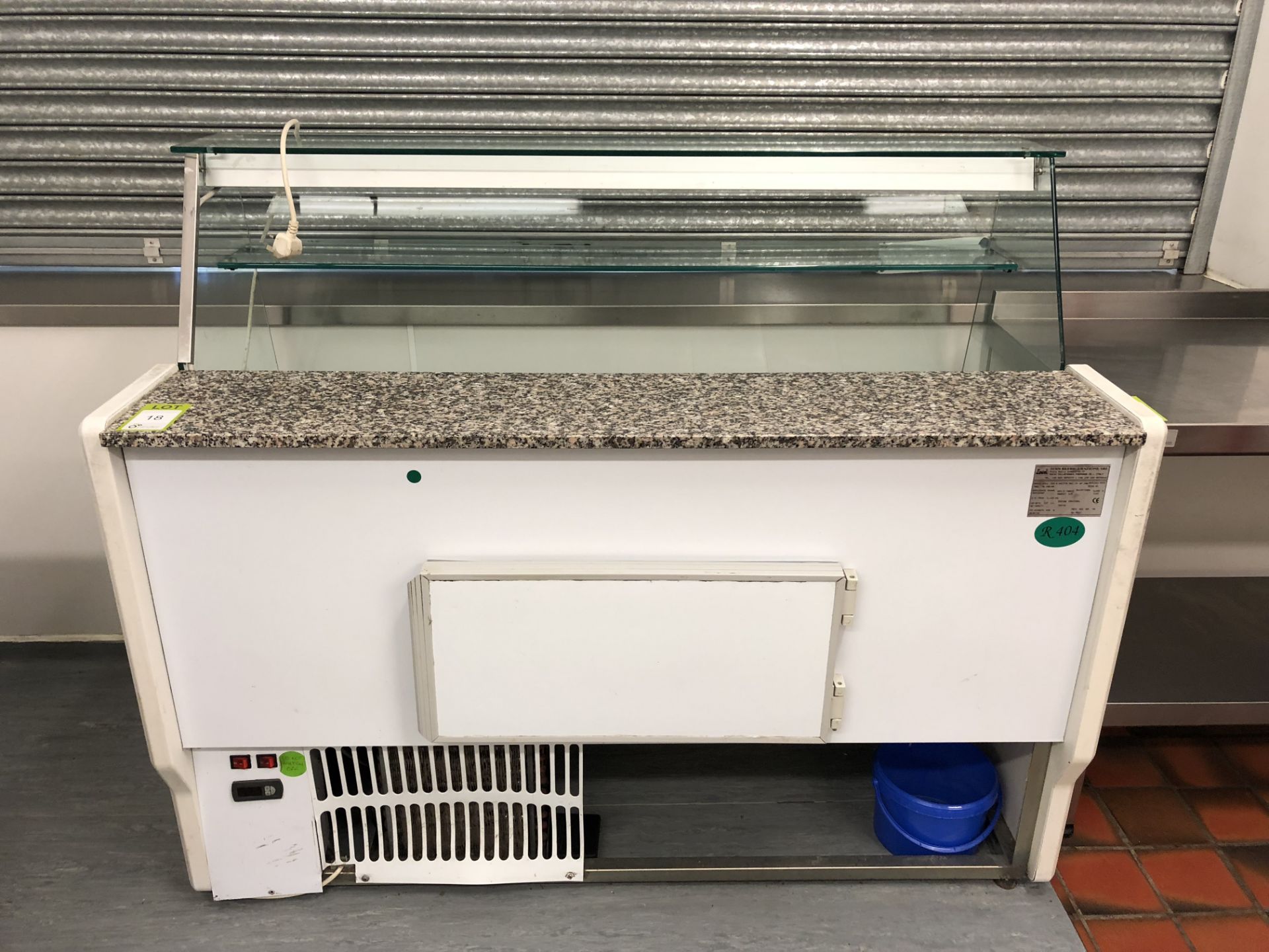 Zoin HL-15 B-VA Serve over Counter Chiller, 1500mm x 790mm, 240volts (located in Kitchen)