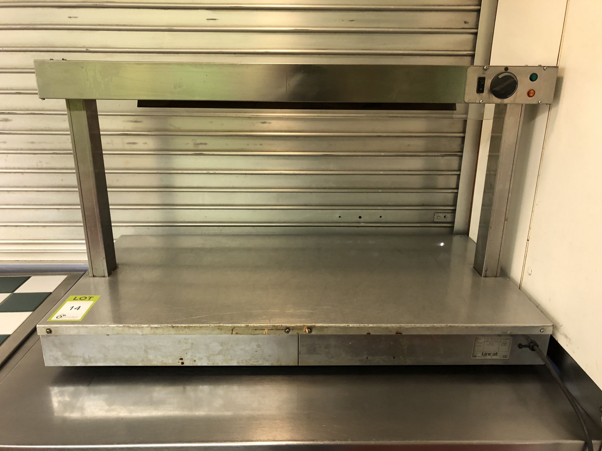Lincat A001 stainless steel counter top heated Servery, 240volts (located in Kitchen)