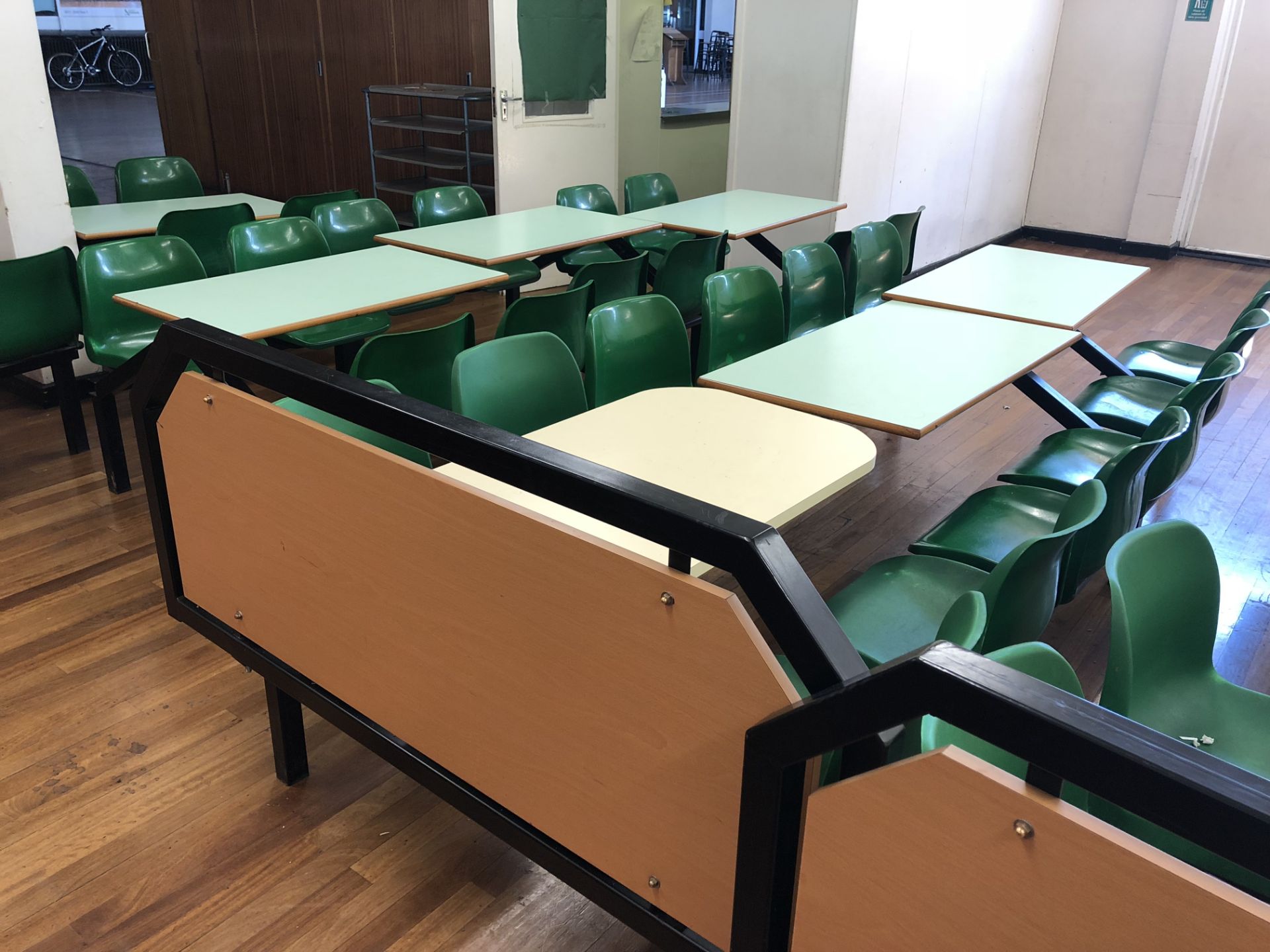 11 various 4-seat Canteen Tables (located in Dining Hall) - Image 3 of 5