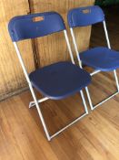 50 K tubular framed Folding Chairs, with storage trolley (located in Main Hall)