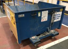 Empteezy ATS16 forklift truck Tipping Skip, 1500kg capacity, serial number 58892 (located in Bay 3)