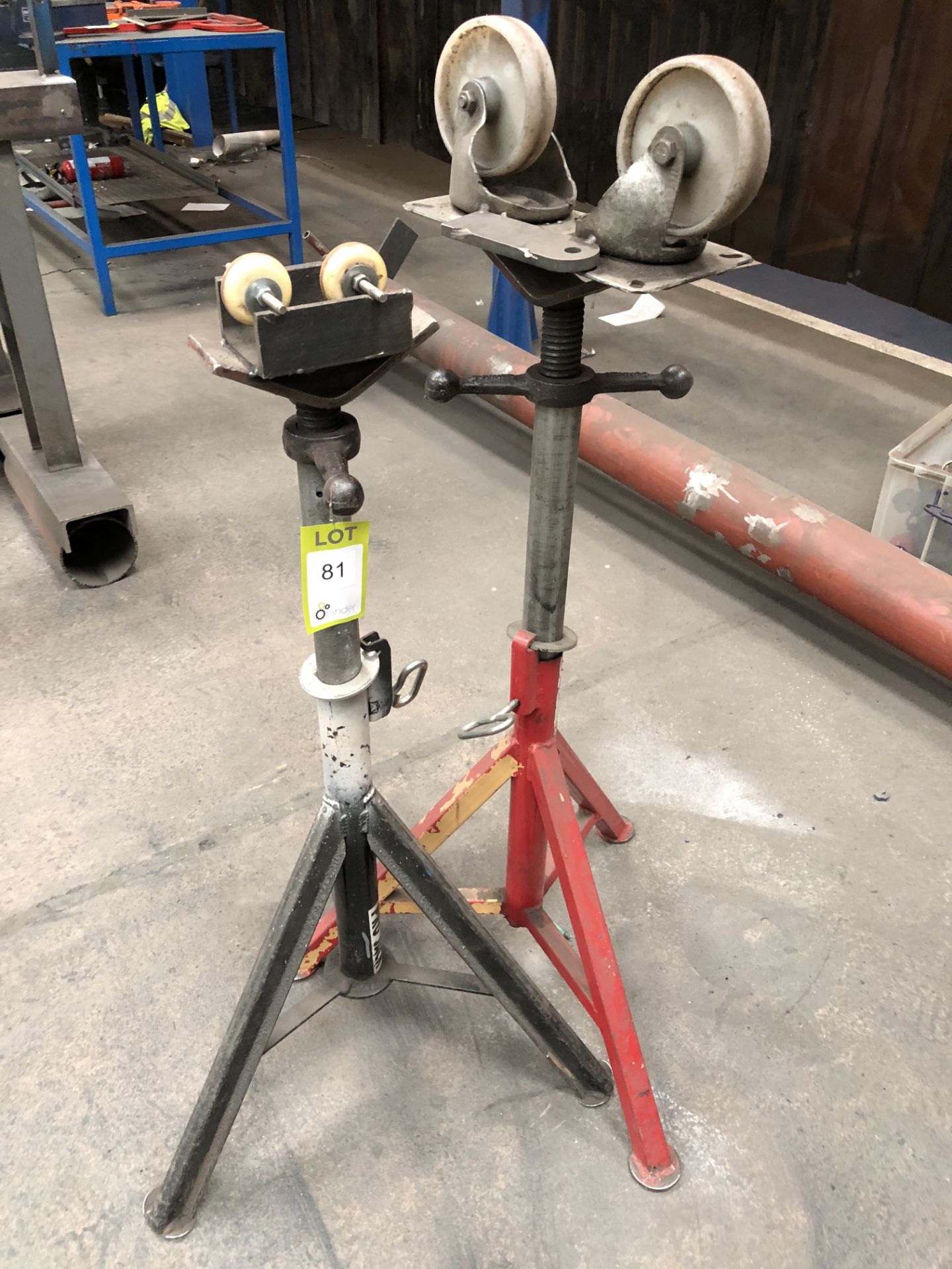 Pair adjustable Work Stands (located in Bay 3b)
