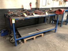 Fabricated Workbench, 1800mm x 800mm, with engineers vice (located in Bay 3b)
