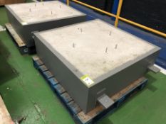 2 steel framed Concrete Bases (located in Bay 3)