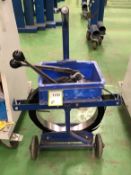 Steel Band Tensioner/Crimper, Cart and part roll Steel Banding (located in Bay 3)