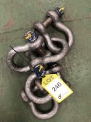 5 Lifting Shackles (located in Bay 3)