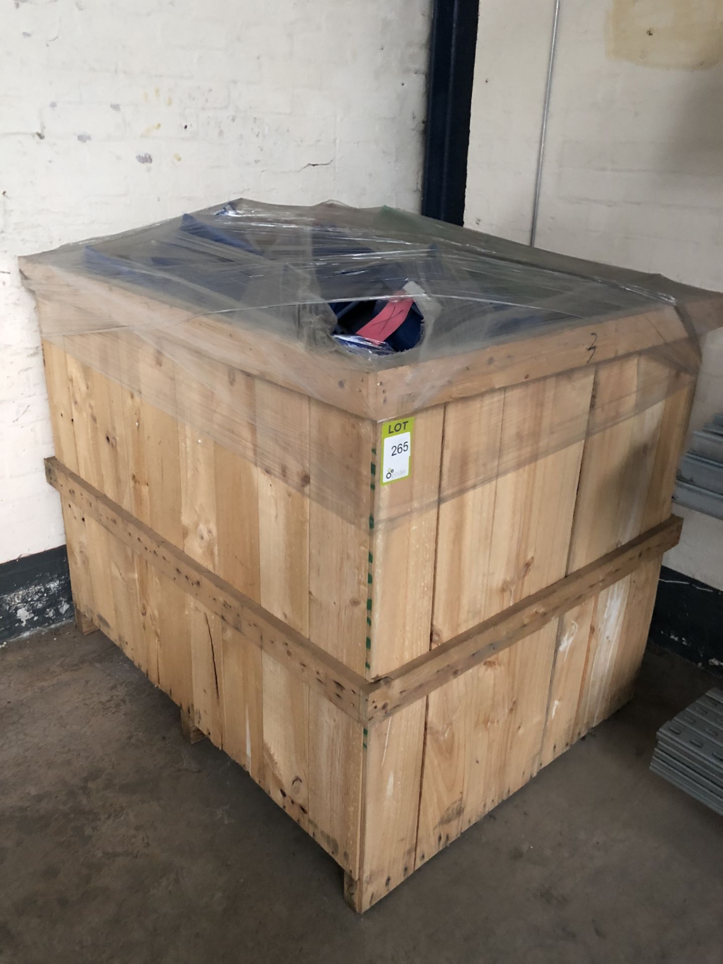 Large quantity plastic Parts Bins, to stillage (located in Bay 4)