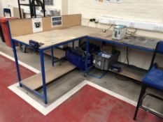 3 steel framed Workbenches (located in Bay 4)