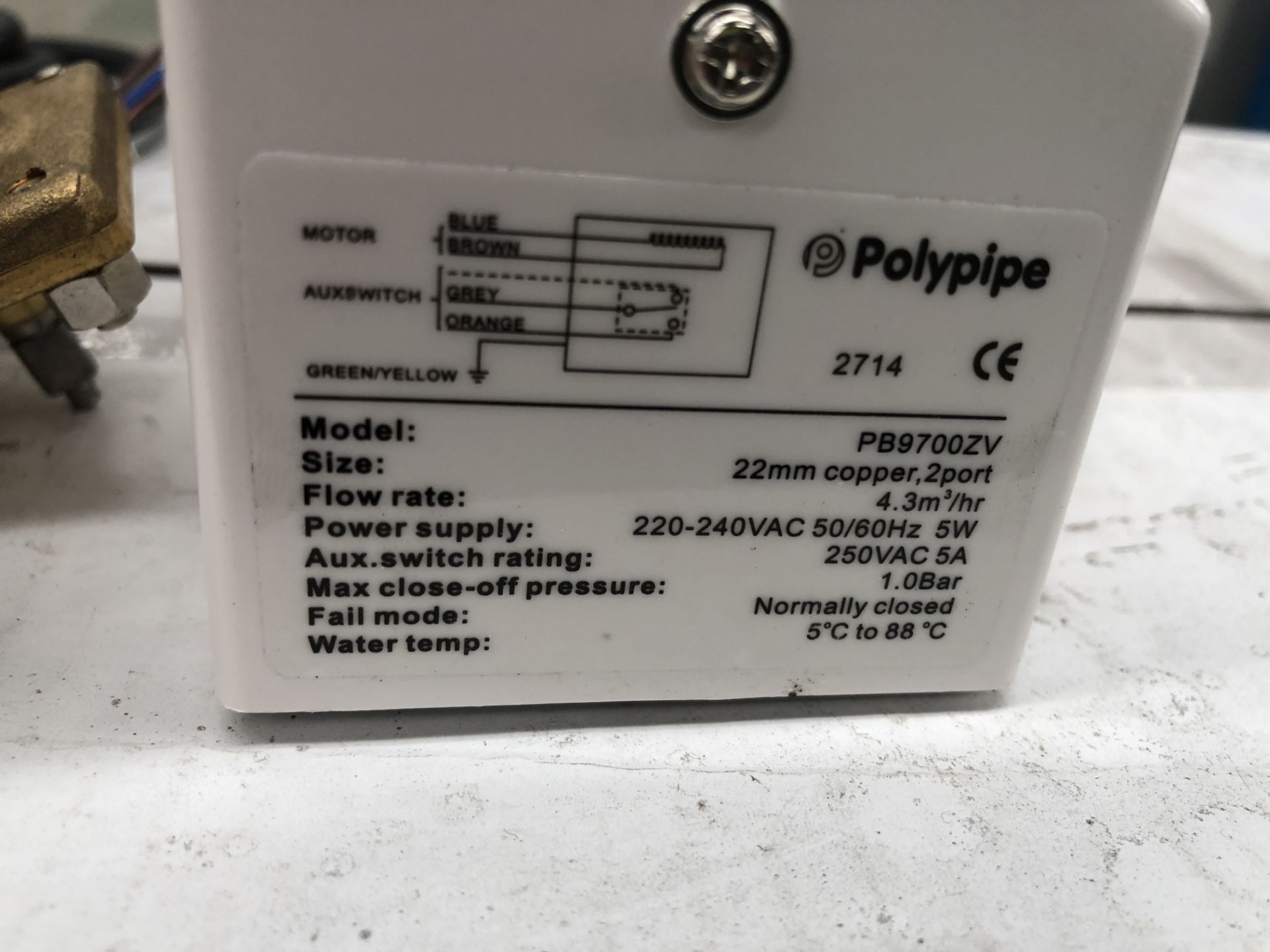 LOT UPDATED 25 boxes Polypipe PB9700ZV motorised Zone Valves - Image 4 of 5