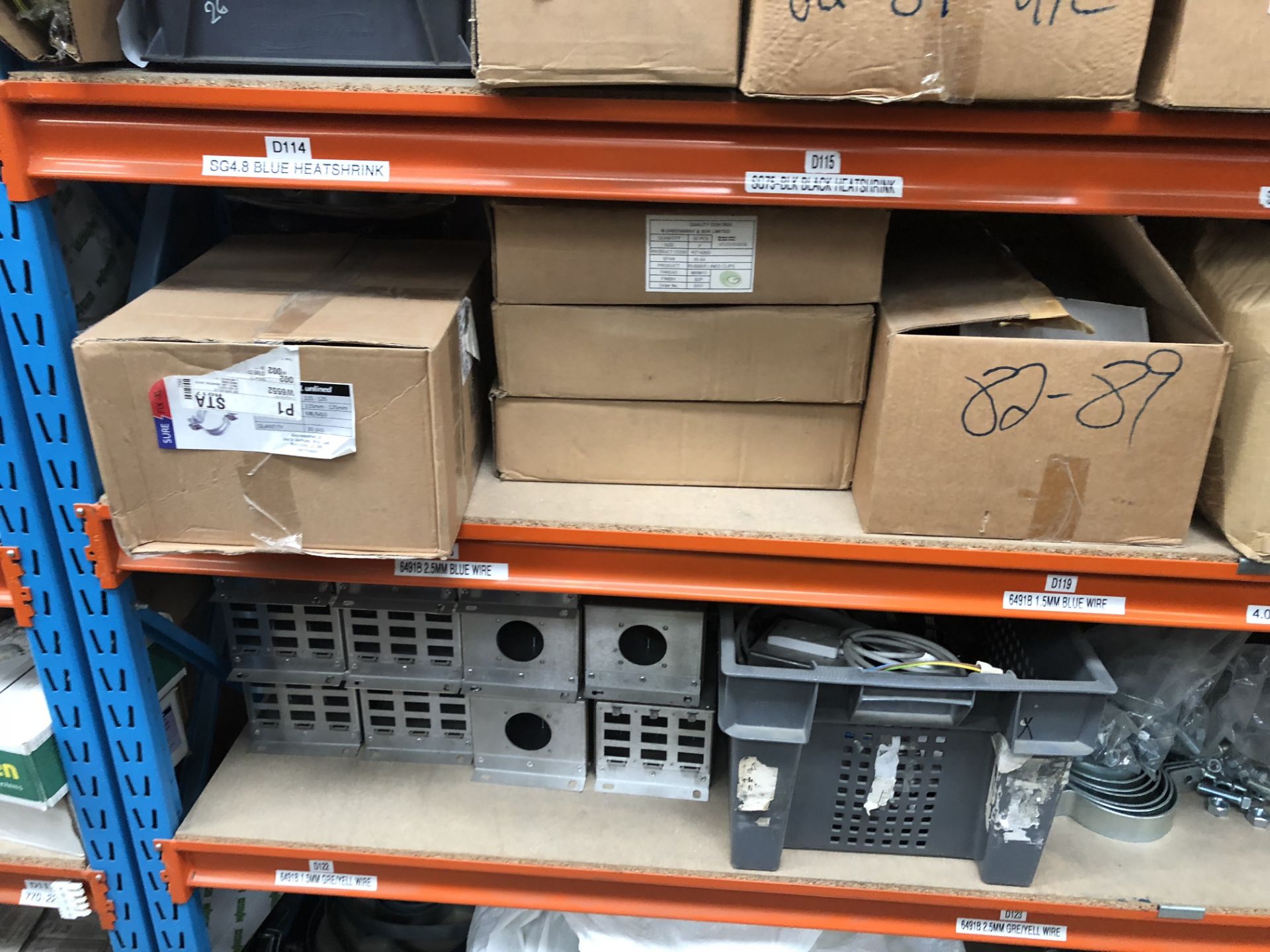 Quantity Brackets, stainless steel Boxes, Clips, etc, to bay (located in Stores) - Image 2 of 6