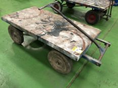 Steel framed Work Cart, 1520mm x 760mm (located in Bay 3)