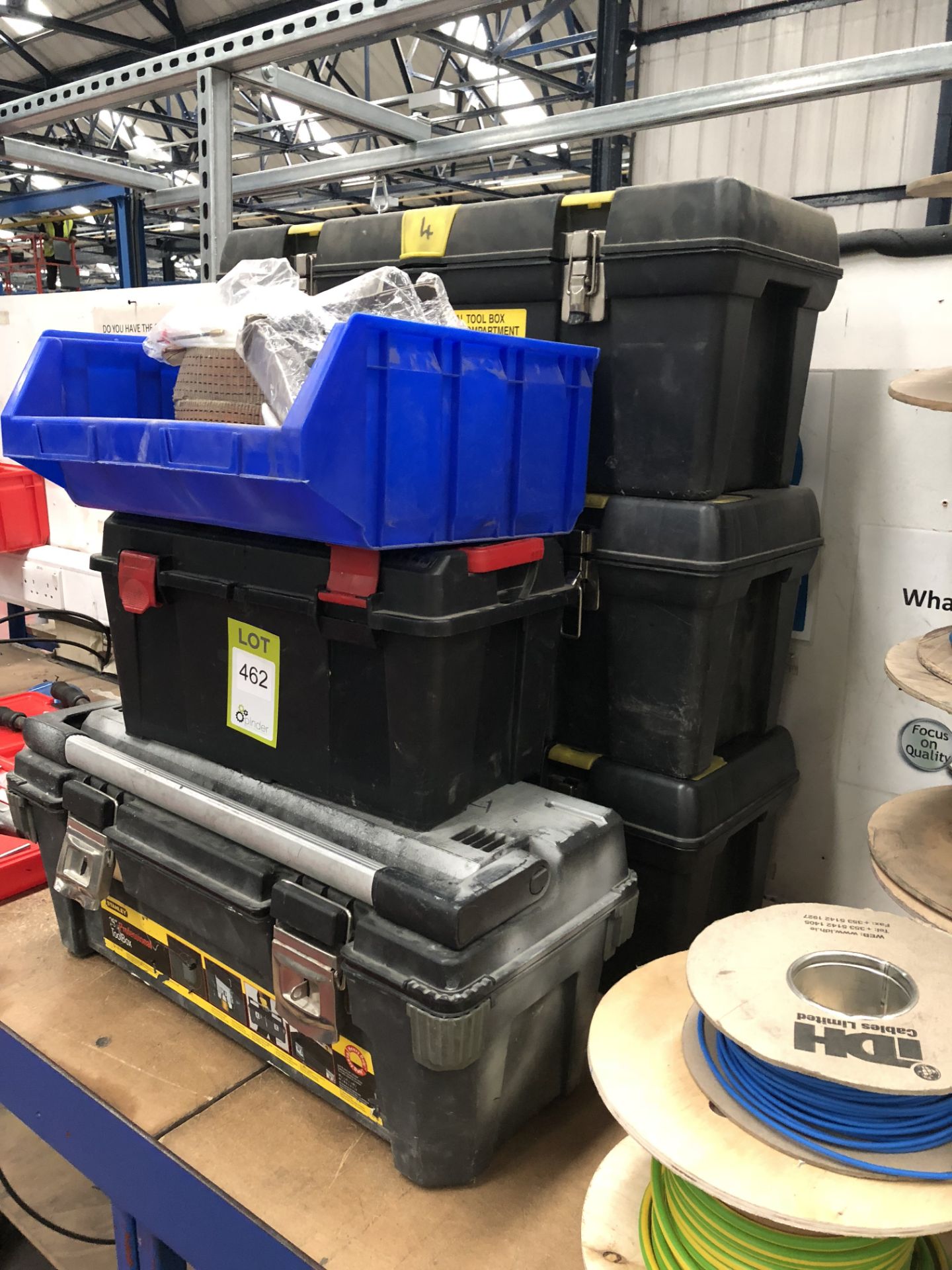 4 Tool Boxes and Ratchet Straps (located in Bay 4) - Image 2 of 2