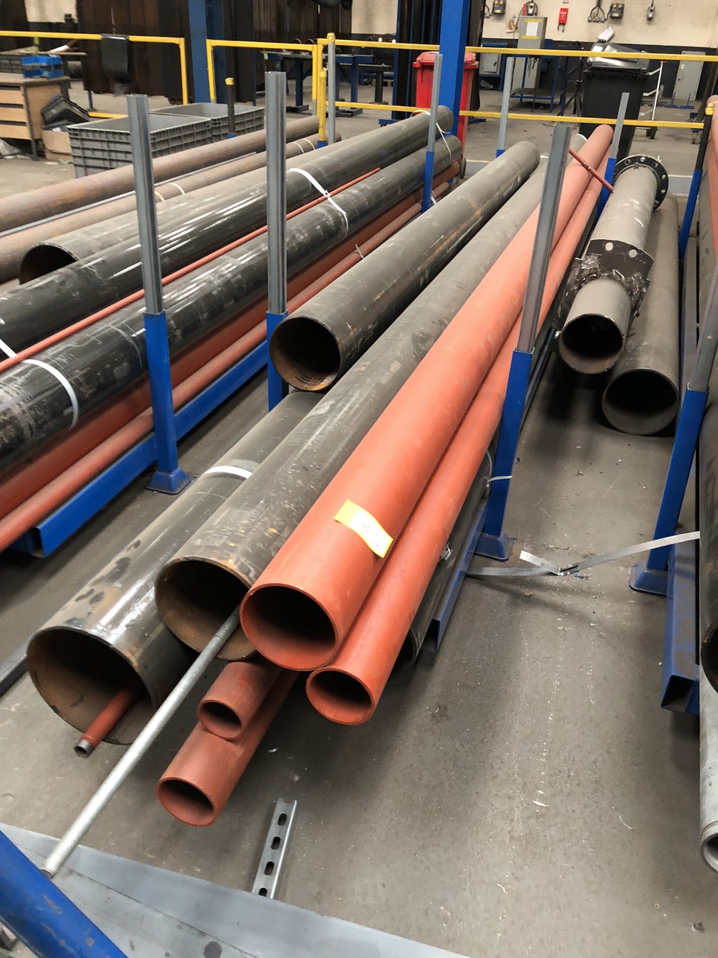 Quantity Steel Pipe, to stillage (located in Bay 3b)