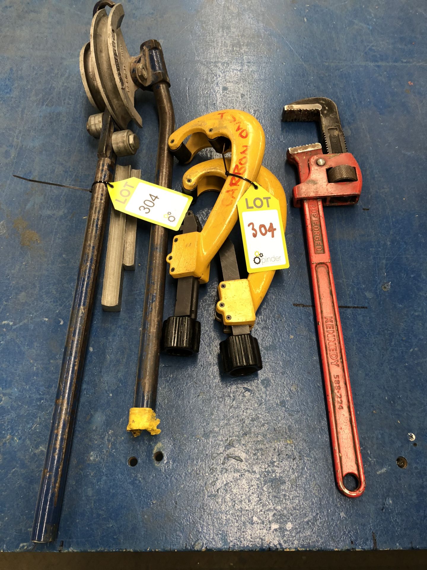 2 Pipe Cutters, Kennedy Pipe Vice and Pipe Bender (located in Bay 4)