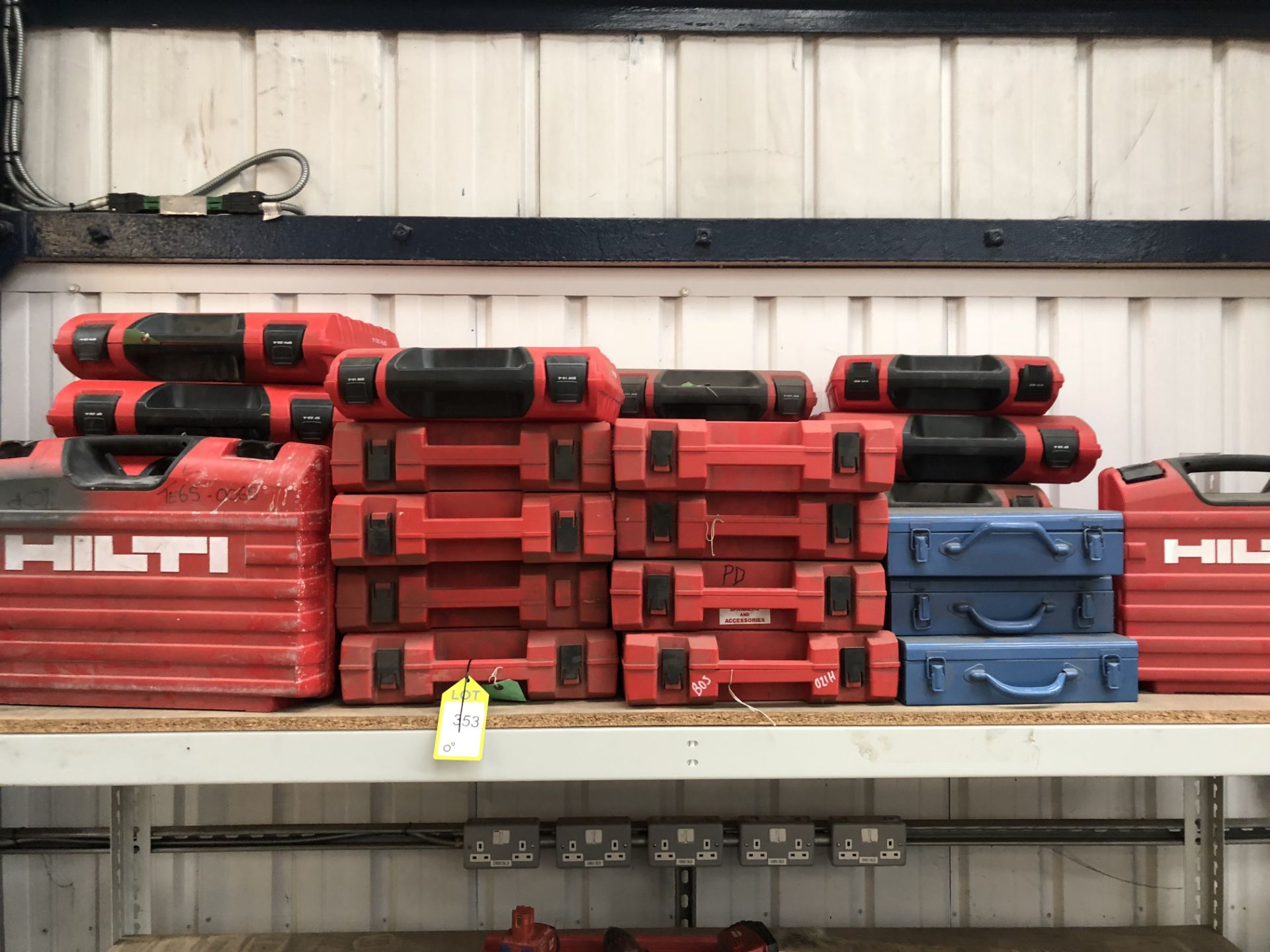 Large quantity Hilti Tool Boxes, to rack (located in Bay 4) - Image 2 of 3