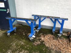3 mobile Trestles, 1500mm (located in Yard)