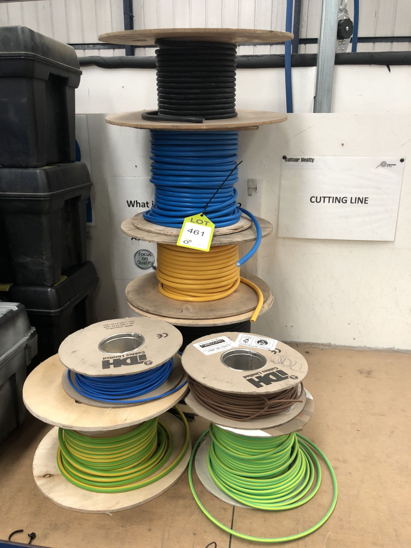 8 part rolls Insulated Cable (located in Bay 4)