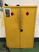Steel double door Flammable Cabinet (located in Bay 3)