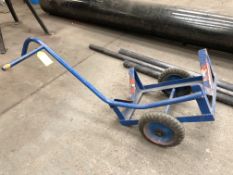 Fabricated single axle Pipe Cart (located in Bay 3b)